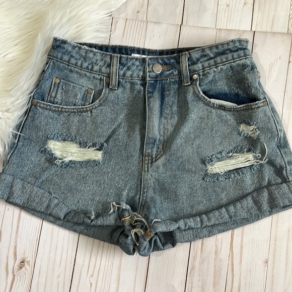 Mustard Seed hi-rise shorts - Picture 1 of 12